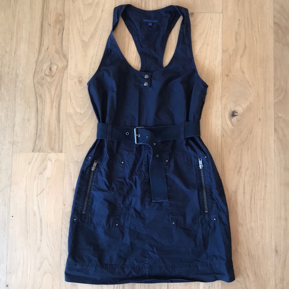 MARTIN & OSA Sleeveless Racerback Utility Dress with Belt